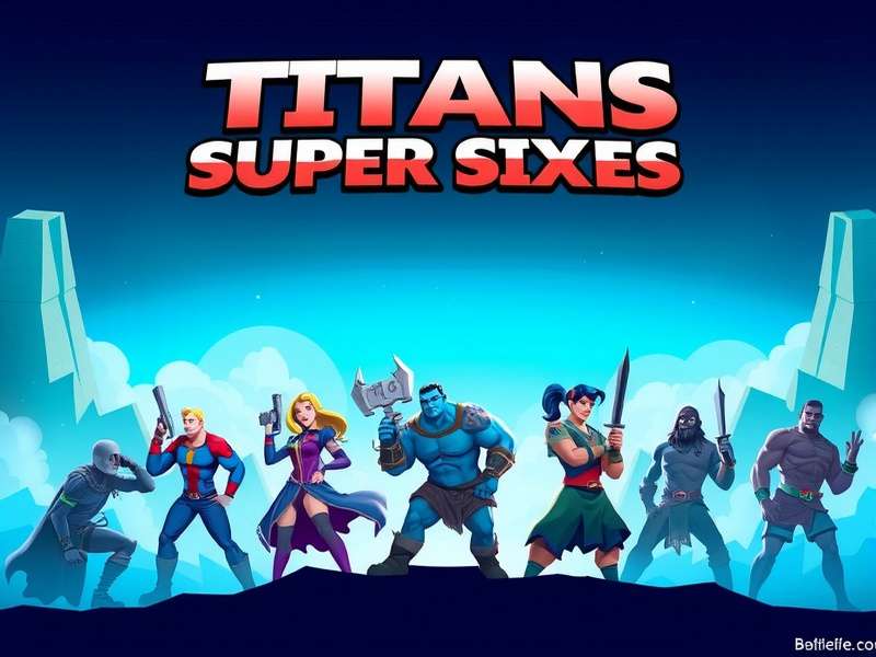 Titans Super Sixes Game Banner